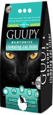 Guupy Marsilya Sabun Kokulu Bentonit Kedi Kumu 10 Lt - 1