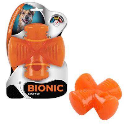 Hagen Bionic Stuffer Yeni Nesil Dayanıklı Ödül Hazneli Köpek Çiğneme Oyuncağı 12,5 cm - 1