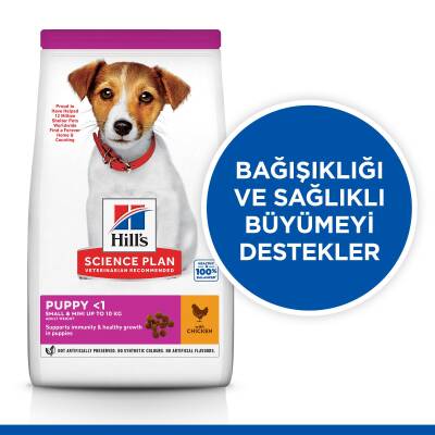 Hill's SCIENCE PLAN Küçük ve Mini Irk Tavuklu Yavru Köpek Maması 1,5 kg - 2