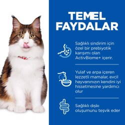 Hill's SCIENCE PLAN Mükemmel Sindirim +1 Yetişkin Tavuklu ve Kahverengi Pirinçli Kedi Maması 1,5 kg - 3