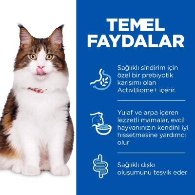 Hill's SCIENCE PLAN Mükemmel Sindirim +1 Yetişkin Tavuklu ve Kahverengi Pirinçli Kedi Maması 1,5 kg - 3