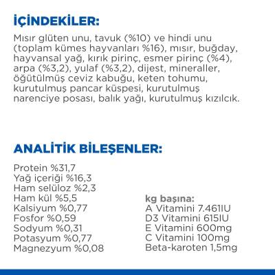 Hill's SCIENCE PLAN Mükemmel Sindirim +1 Yetişkin Tavuklu ve Kahverengi Pirinçli Kedi Maması 1,5 kg - 4