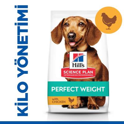 Hill's SCIENCE PLAN İdeal Kilo Yetişkin Küçük ve Mini Irk Tavuklu Köpek Maması 1,5 kg - 1