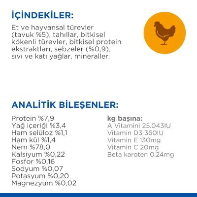 Hill's Science Plan Kısırlaştırılmış Yetişkin Tavuklu Kedi Pouch 12 X 85 gr - 4