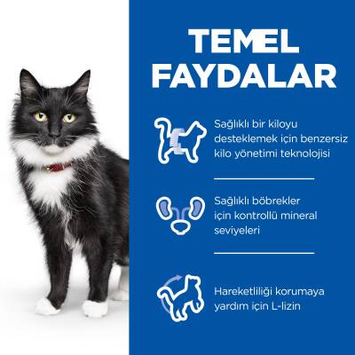 Hill's SCIENCE PLAN Kısırlaştırılmış +7 Yaşlı Tavuklu Kedi Maması 1,5 kg - 3
