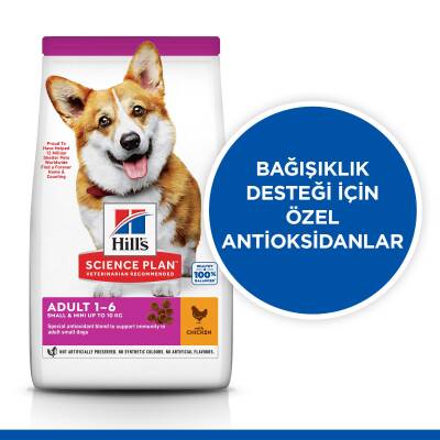 Hill's SCIENCE PLAN Tavuklu Küçük ve Mini Irk Yetişkin Köpek Maması 3 kg - 2