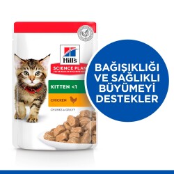 Hill's SCIENCE PLAN Pouch Tavuklu Yavru Kedi Konservesi 85 gr - 3