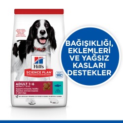 Hill's SCIENCE PLAN Yetişkin Orta Irk Ton Balıklı ve Pirinçli Köpek Maması 2,5 kg - 2