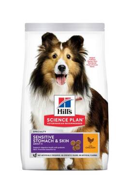 Hill's SCIENCE PLAN Sensitive Skin Tavuklu Orta Irk Yetişkin Köpek Maması 14 kg - 1