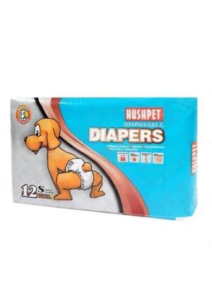 Hushpet Köpek Alt Tuvalet Bezi S 12'Li 4-7Kg - 1