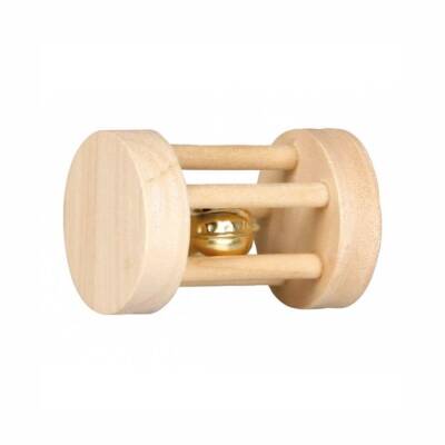 Karlie Çıngıraklı Ahşap Kemirgen Oyuncağı 7x5 Cm - 1