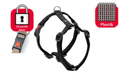 Karlie Kilitli Göğüs Tasması L 65-100 cm Siyah - 1