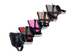 Karlie Reflektörlü Göğüs Tasması XS 31-40 cm Siy. Beyaz - Karlie