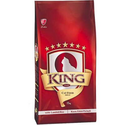 King Kedi Maması Kuzu Etli Pirinçli 15 kg - 1