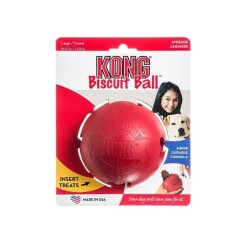 Kong Biscuit Ball Top Şeklinde Köpek Oyuncağı S - Kong