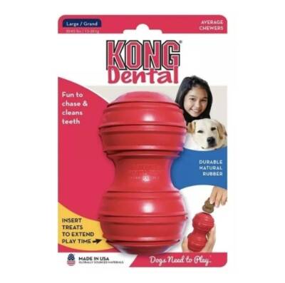 Kong Dental Diş Temizliği Sağlayan Köpek Oyuncağı L - 1