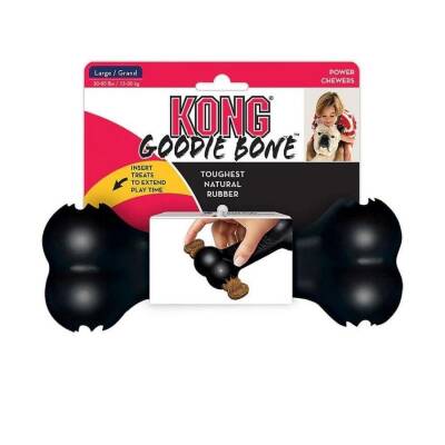 Kong Extreme Goodie Bone Kemik Şeklinde Çok Amaçlı Ultra Sert Köpek Oyuncağı L - 1