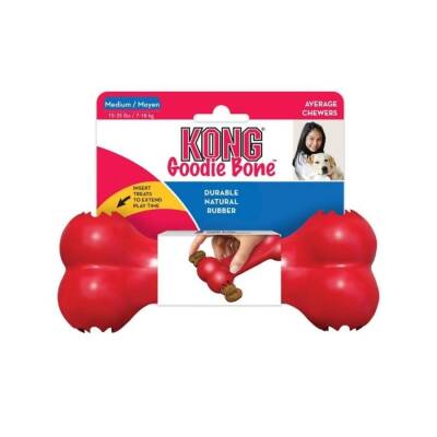 Kong Goodie Bone Kemik Şeklinde Çok Amaçlı Köpek Oyuncağı L - 1