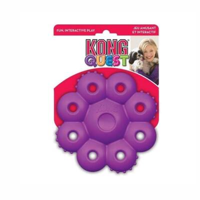 Kong Quest Star Çiçek Şeklinde Köpek Oyuncağı S - 1
