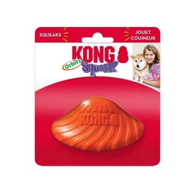 Kong Squeezz Orbitz Dönen Daire Şeklinde Köpek Oyuncağı S/M - 1