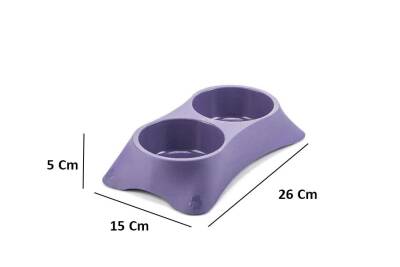 Kyane Lux İkili Kedi ve Köpek Mama Su Kabı - 1