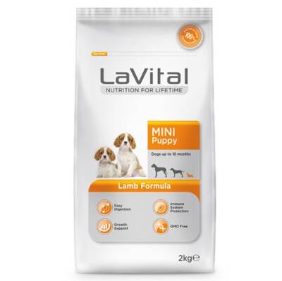 LaVital Kuzu Etli Küçük Irk Yavru Köpek Maması 2 kg - 1