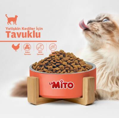LaMito Tavuklu Yetişkin Kedi Maması 1 kg - 2