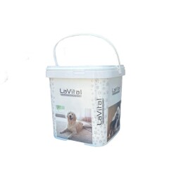 LaVital Kedi ve Köpekler için Mama Saklama Kova 4 Kg Kapasiteli - 1