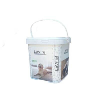 LaVital Kedi ve Köpekler için Mama Saklama Kova 4 Kg Kapasiteli - 1