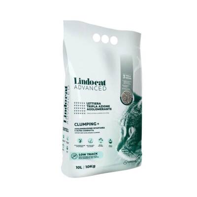 Lindocat Advanced Pati İzi Bırakmayan Ekstra Topaklanan Bentonit Kedi Kumu 10 Lt - 1