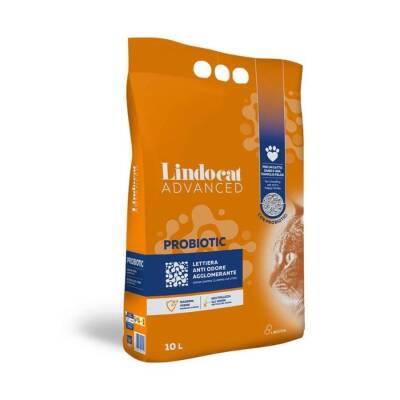Lindocat Advanced Probiotic Bakteri Önleyici Topaklanan Bentonit Kedi Kumu 10 Lt - 1
