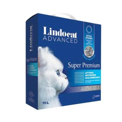 Lindocat Advanced Super Premium Extra Güçlü Kokusuz Topaklanan Bentonit Kedi Kumu 10 Lt - 1