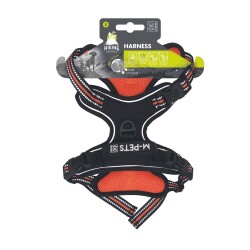 M-Pets Hıkıng Reflektörlü Soft Köpek Göğüs Tasması Turuncu S - M-Pets