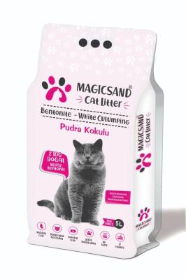 Magicsand Cat Litter Pudralı İnce Taneli Kedi Kumu 10 lt - 1
