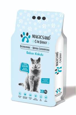 Magicsand Cat Litter Sabunlu İnce Taneli Kedi Kumu 10 lt - 1