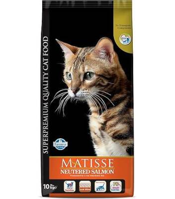 Matisse Kısırlaştırılmış Somonlu Yetişkin Kedi Maması 10 kg - 1
