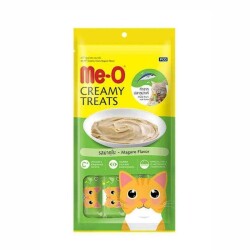 Me-O Creamy Mavi Yüzgeçli Orkinos Balıklı Yetişkin Kedi Ödülü 4x15 gr - Me-O