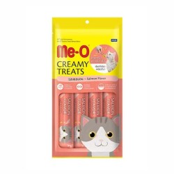 Me-O Creamy Somon Balıklı Yetişkin Kedi Ödülü 4x15 gr - Me-O