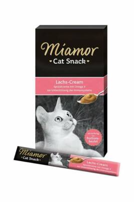 Miamor Cream Somonlu Kedi Ödülü 6 x 15 gr - 1