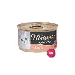 Miamor Pastete Somonlu Yetişkin Kedi Konservesi 85 Gr X 12 Adet - Miamor