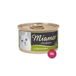 Miamor Pastete Tavşanlı Kedi Konservesi 85 gr X 12 Adet - Miamor
