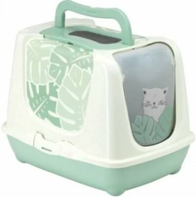 Moderna Eden Trendy Fitreli Kapalı Kedi Tuvaleti 50 X 39 X 39 cm - 1