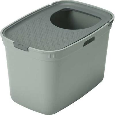 Moderna Top Cat Üstten Girişli Kapalı Kedi Tuvaleti 59 cm Yeşil - 1