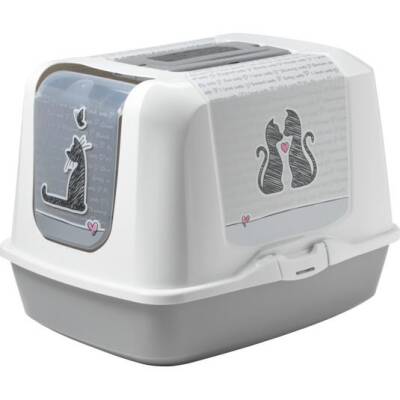 Moderna Trendy Love Cat Kapalı Kedi Tuvaleti 57,3 X 44,4 X 43,8 cm - 1