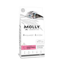 Molly Düşük Tahıllı Hypoallergenic Tavuklu Anne ve Yavru Kedi Maması 2 Kg - Molly