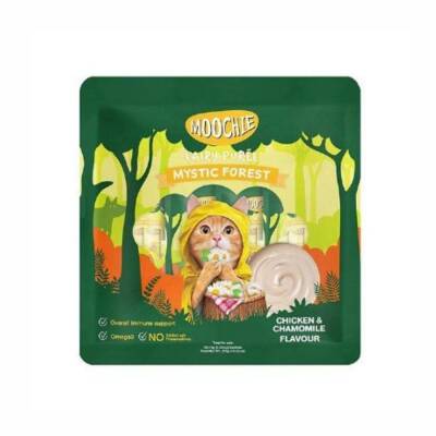 Moochie Creamy Tavuklu ve Papatyalı Sıvı Krema Kedi Ödülü 25x15 gr - 1