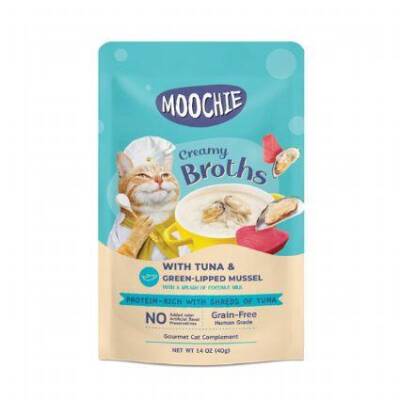 Moochie Ton Balıklı Midyeli Kedi Çorbası 40 gr - 1