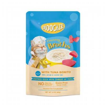 Moochie Ton Balıklı ve Palamutlu Kedi Çorbası 40 gr - 1