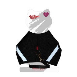 Natura Air Net Kedi Bel Tasması L Siyah - Natura