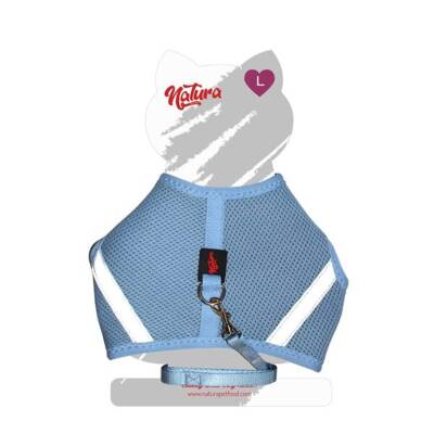Natura Air Net Kedi Bel Tasması XL Mavi - 1